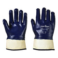 Grip Nitrile Fully Dipped Safety Cuff Navy Sold in packs of 12