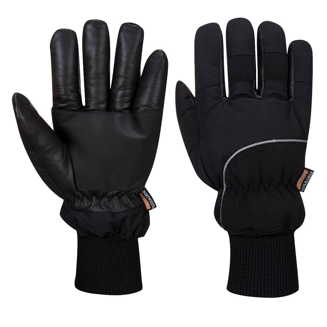 A751 - Cold 500 Leather Waterproof Mechanical Glove Black