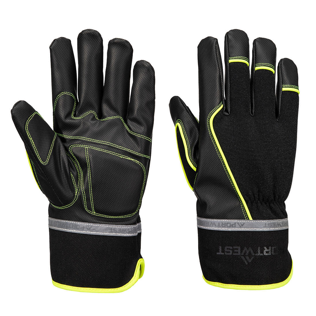 A753 - Cold 450 PU Waterproof Mechanical Glove Black