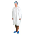 Disposable Visitors Coat PP (PK200) White