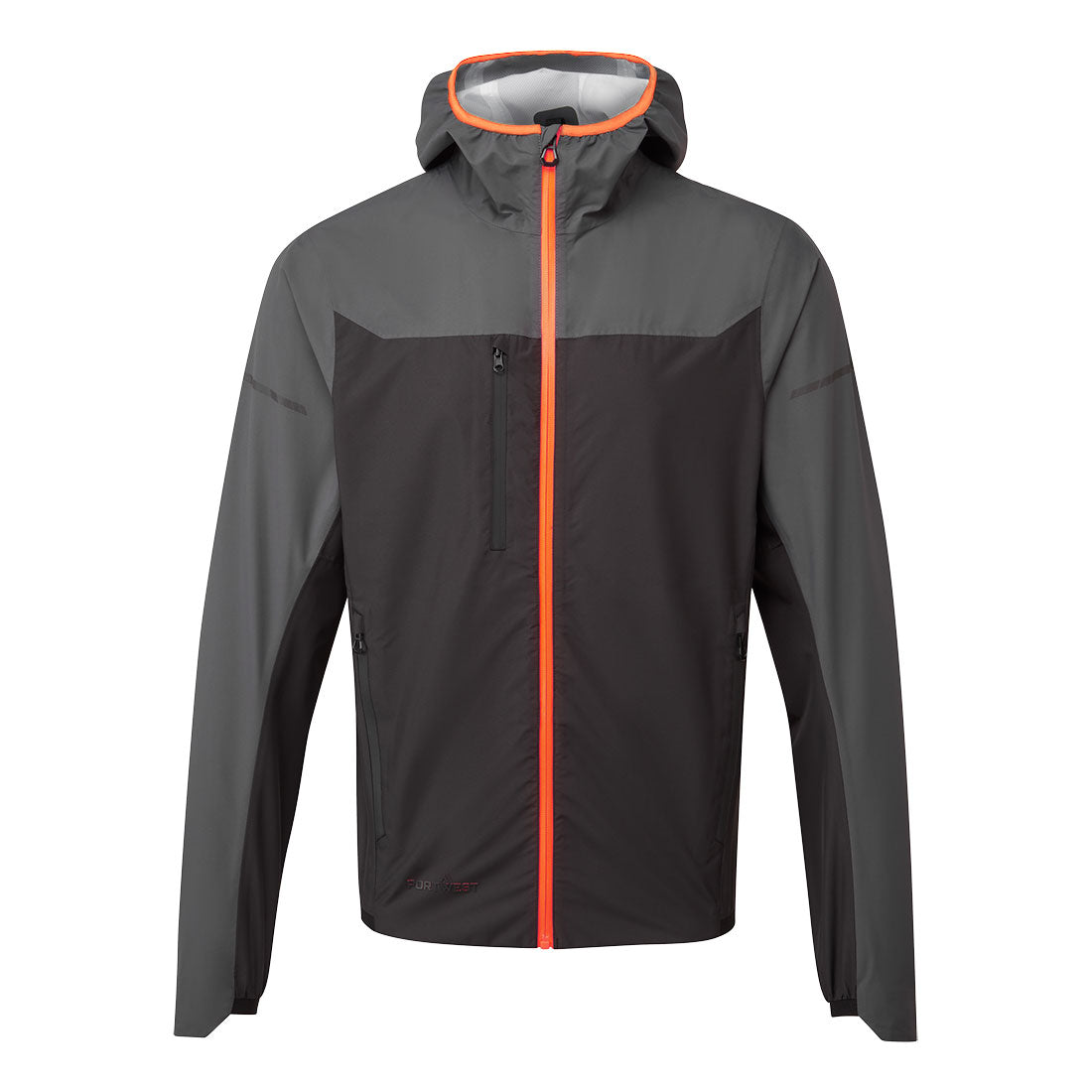EV466 - EV4 Packable Waterproof Jacket Metal Grey & Black