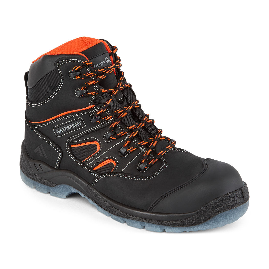 Composite Leather Mid Boot S7S SR FO Black
