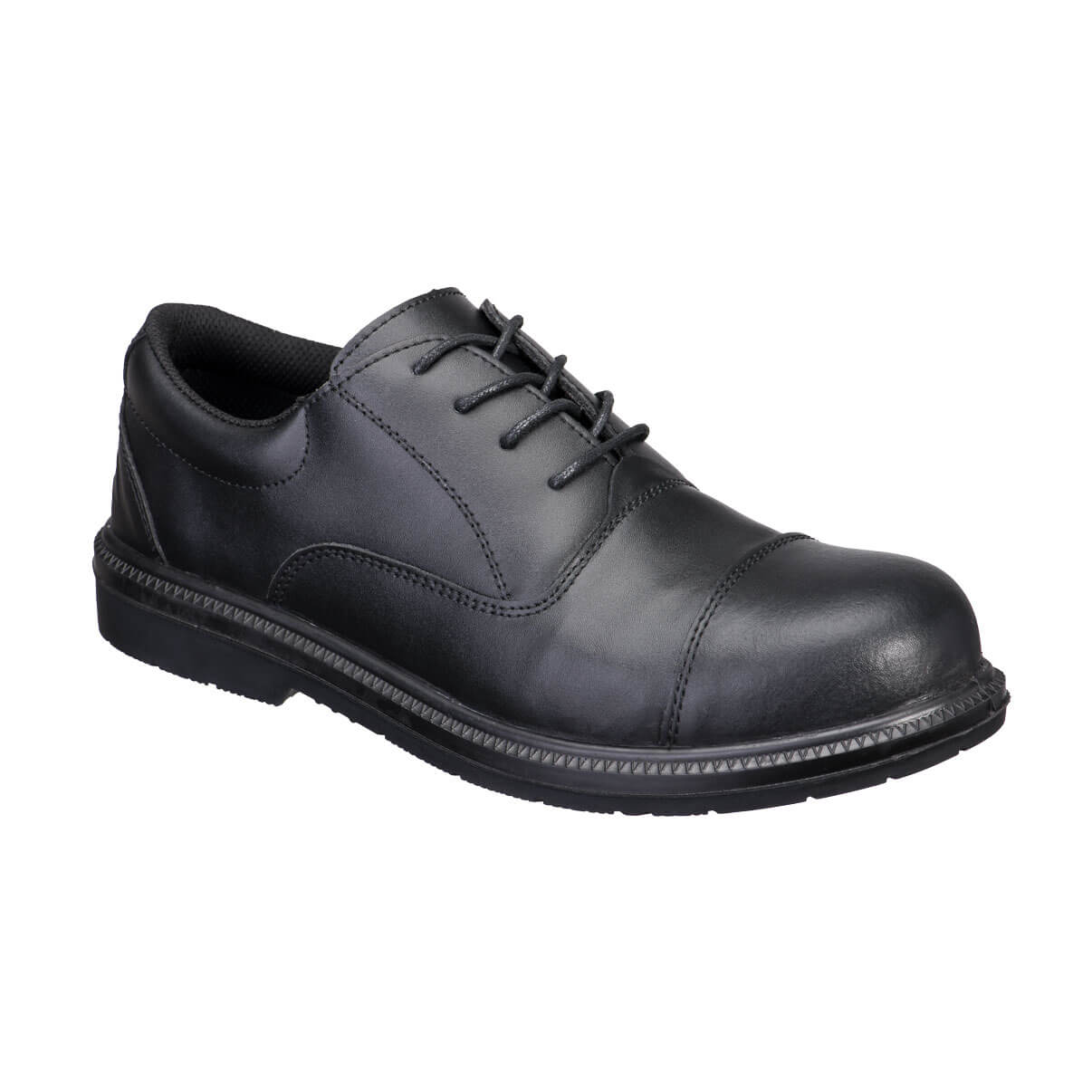 Steel Action Leather Executive Shoe S3 SR FO Black