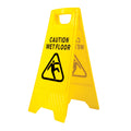HV20 - Wet Floor Warning Sign - Yellow