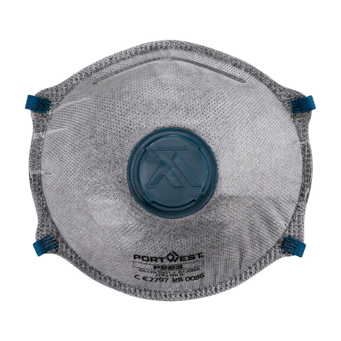 FFP2 Carbon Valved Dolomite Respirator (Pk10) White