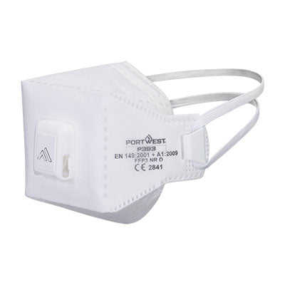 Portwest FFP3 Valved Respirators Sold in a box of 10