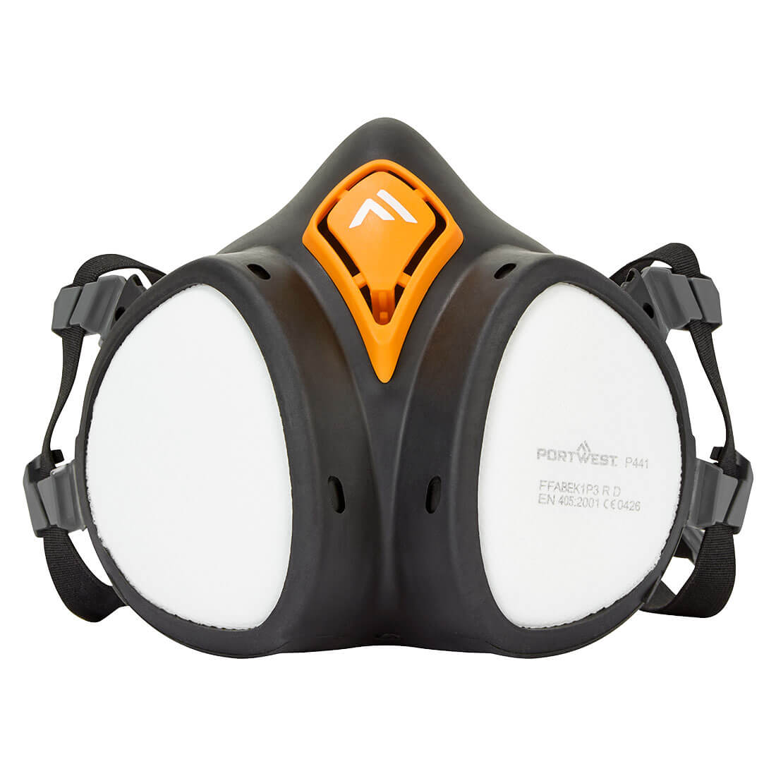 ABEK1P3 Ready to use Half Mask Black
