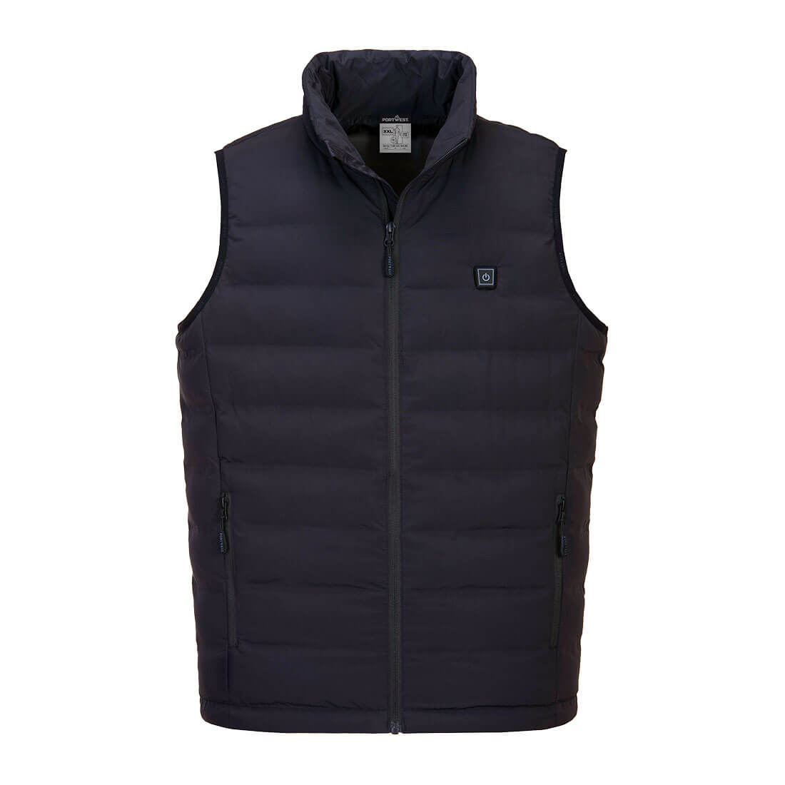 S549 - Ultrasonic Heated Tunnel Bodywarmer Navy & Black