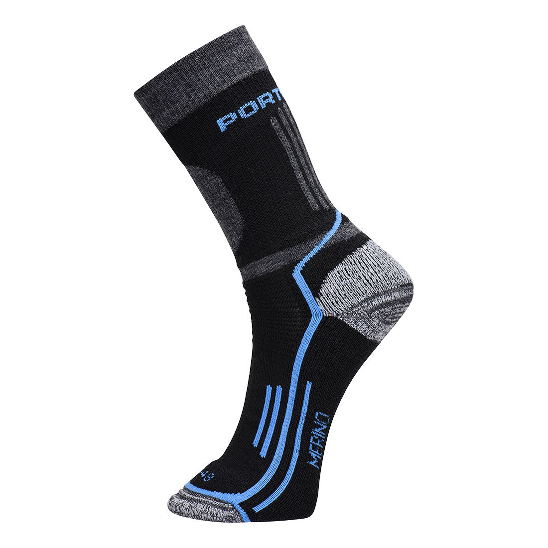 SK34 - Winter Merino Sock Black