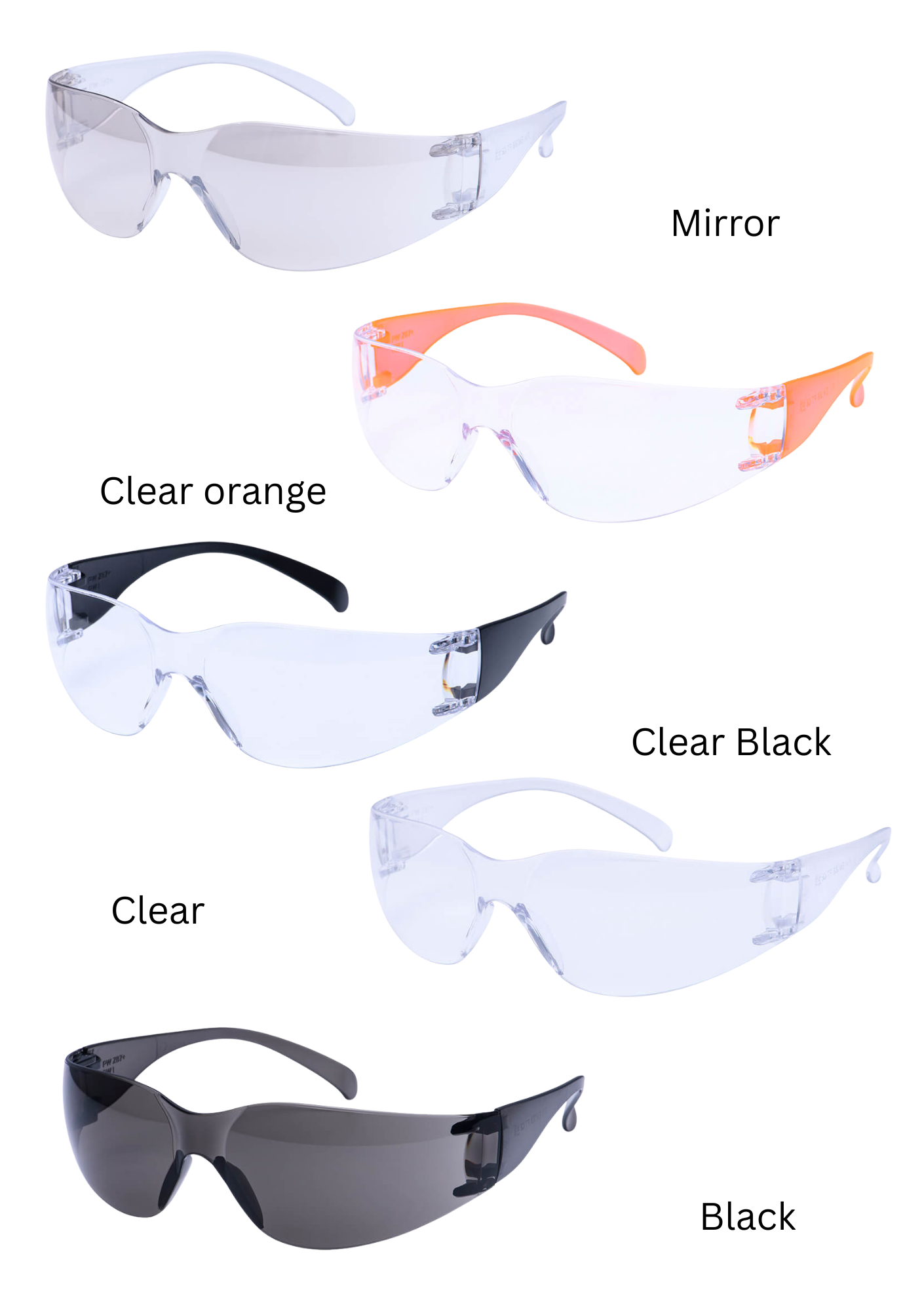 PW32 - Wrap Around Safety Glasses