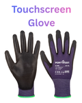 A195 - Grip 13 PU Touchscreen Glove Purple/Black OR Black x12pairs