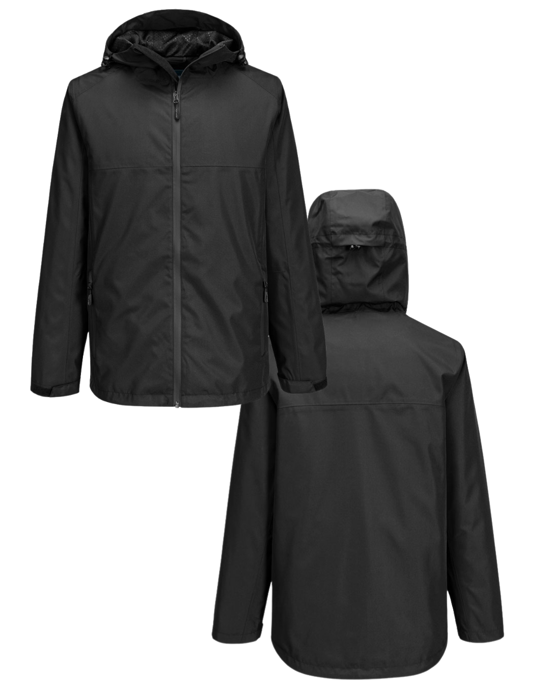 S610 - Professional Rain Jacket Black