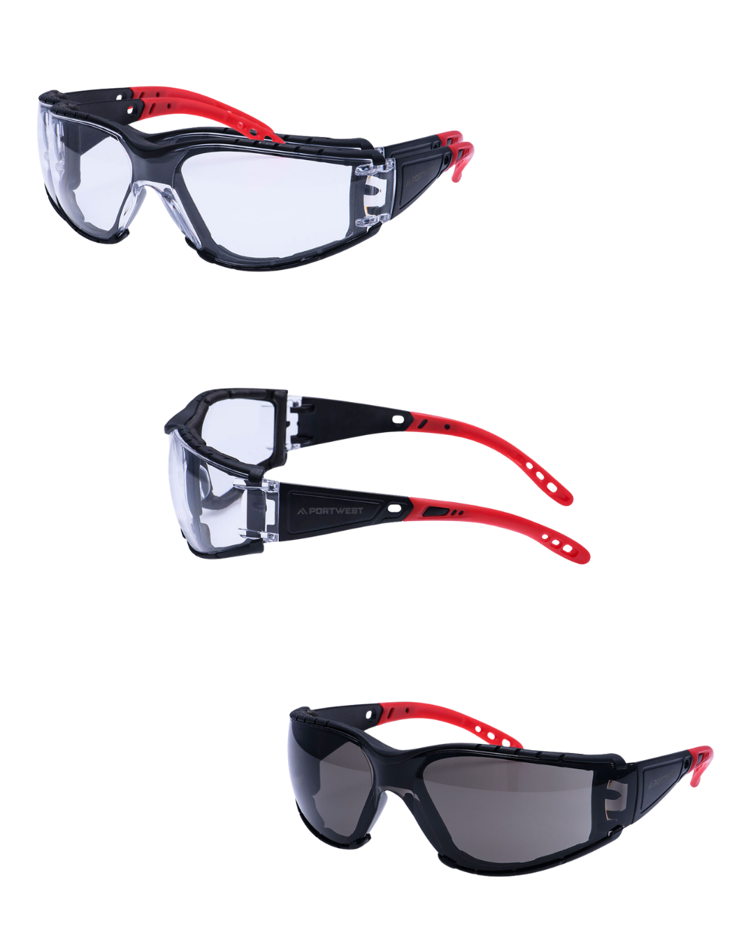 PB32 - Wrap Around Pro Safety Glasses CLEAR IN 11/12