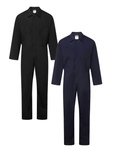 ES1 Essential Zip Boilersuit Black XS-6XL ES813
