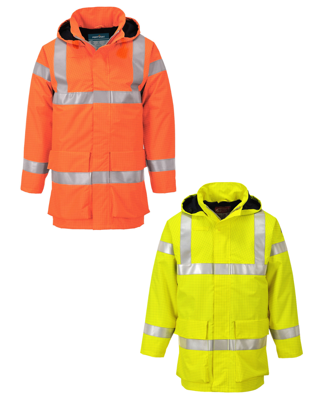 S774 Bizflame Rain Hi-Vis FR Jacket Yellow