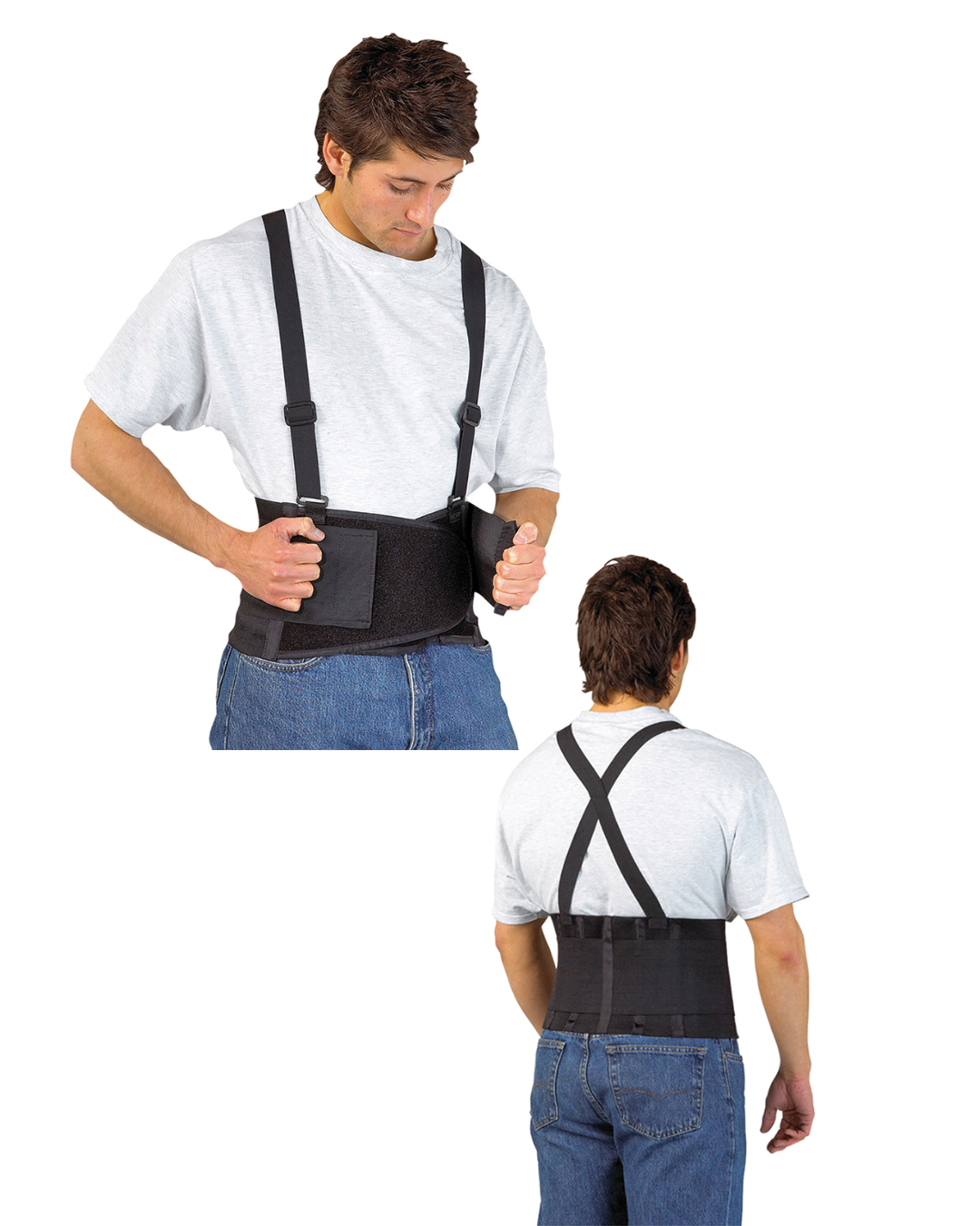 PW80 - Back Support Belt - Black