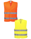 ES474 - ES1 Essential Hi-Vis Two Band Vest Orange