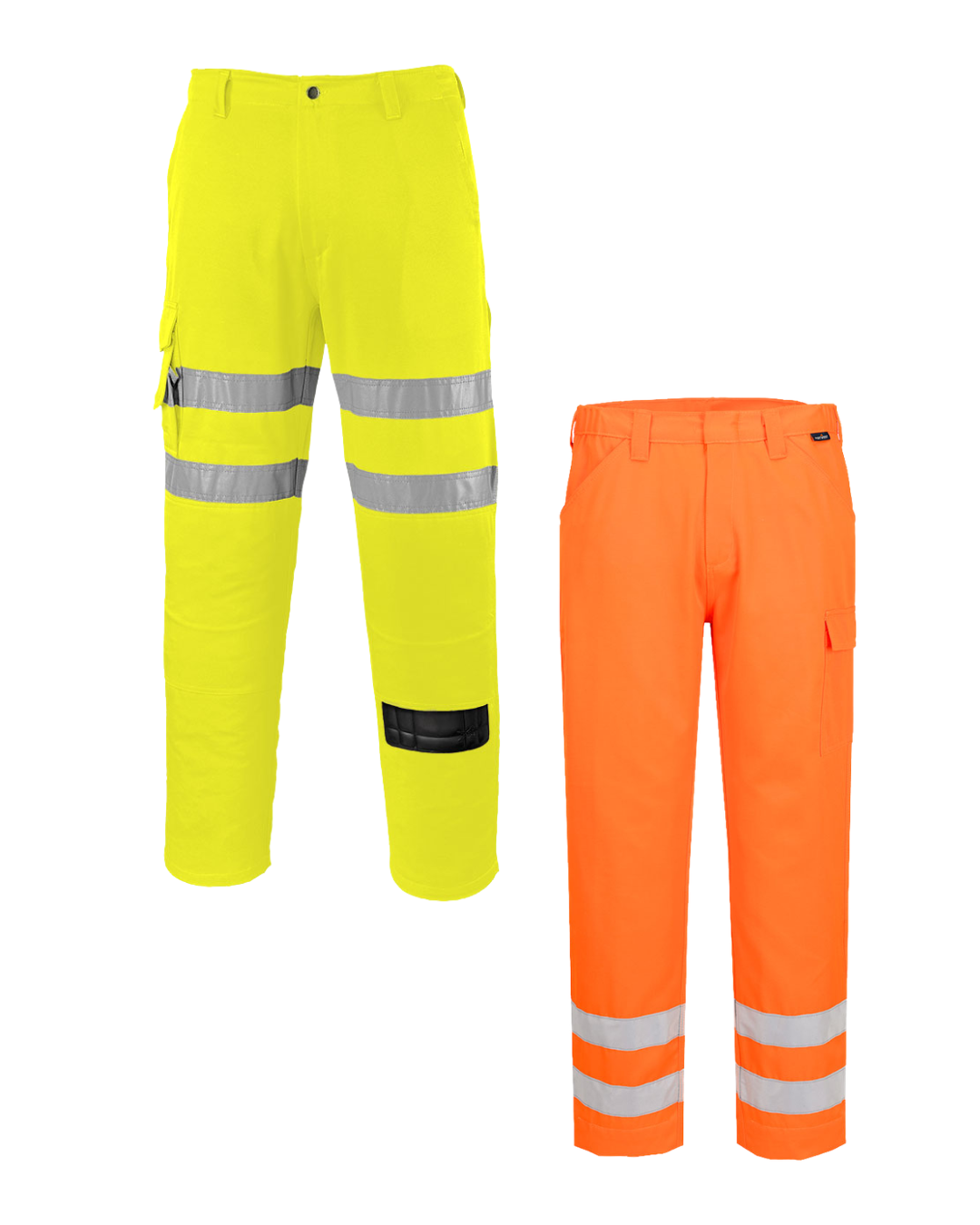 EST46 - ES1 Essential Hi-Vis Combat Trouser Orange & Yellow