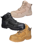 FD04 - Composite Nubuck Leather Mid Boot S3S HRO SR FO SC LG Wide Fitting