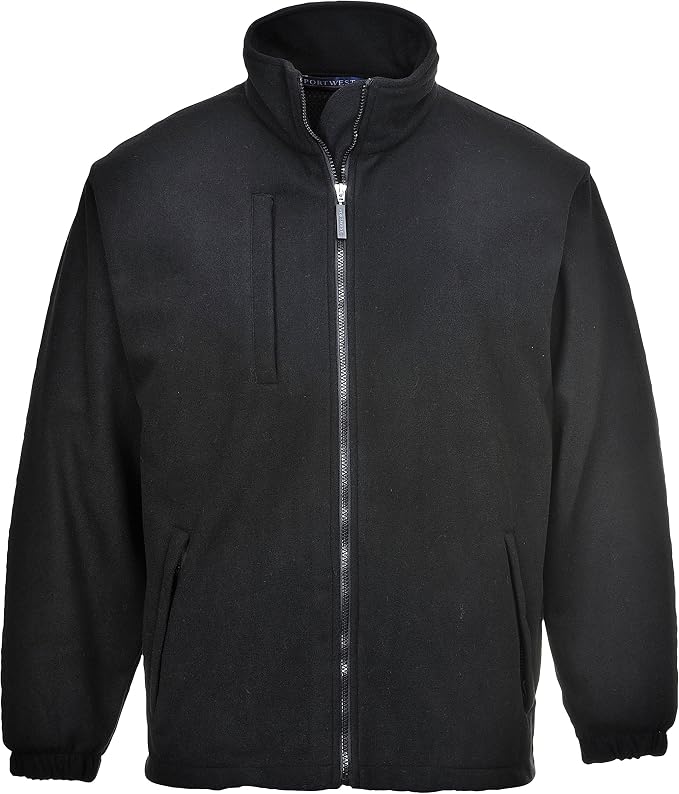Clearance F330 - Black Laminated Fleece Discontinued