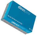 Supermax Dexipro Blue Nitrile Gloves Sold In case 10x100